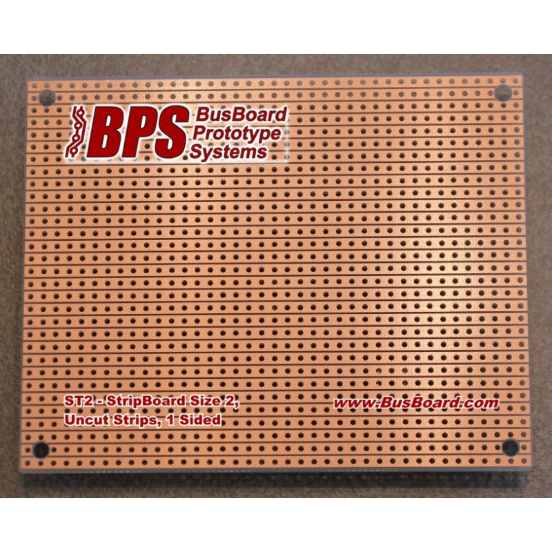 STRIPBOARD-2 1 SIDED, 100X80MM