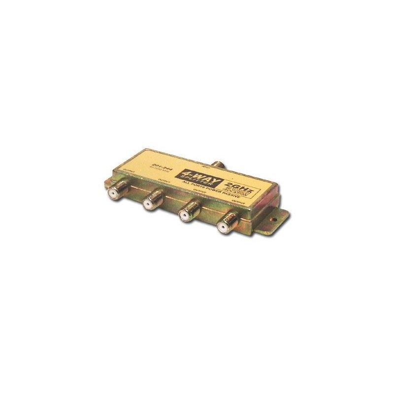 TV SPLITTER 4-WAY PASSIVE 2GHZ