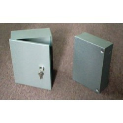 ENCLOSURE, ALARM BOX W/KEY, 285HX210WX100D