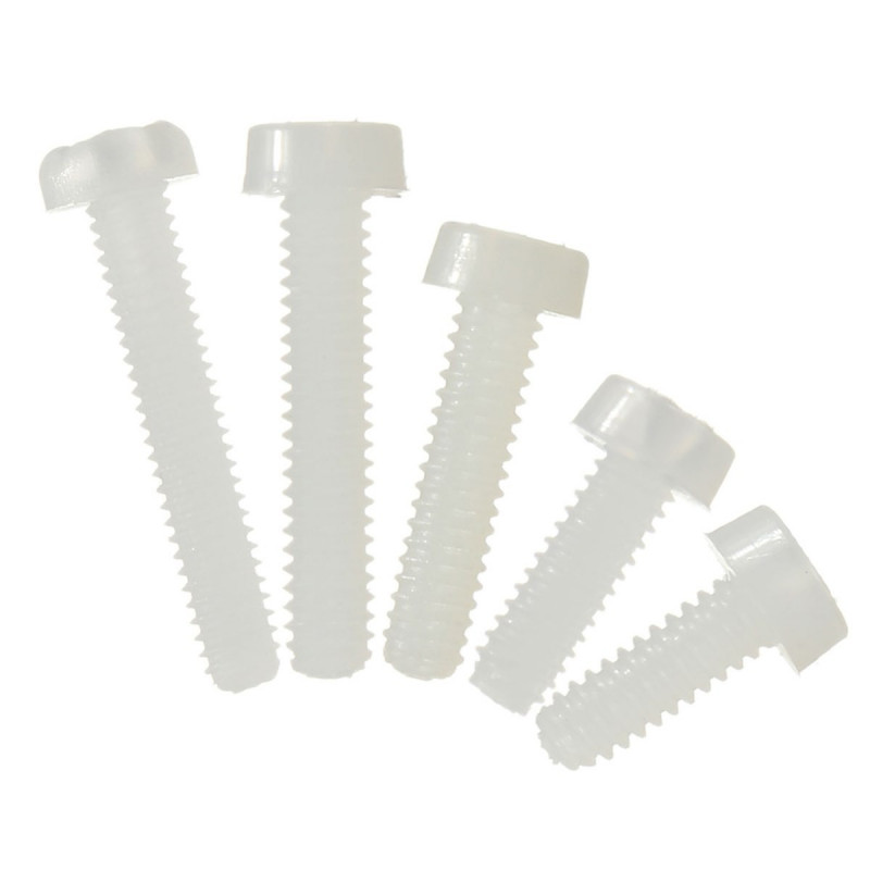 SCREW NYLON PLASTIC M3 25MM 10PCS