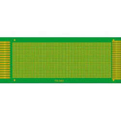 PRINTED CIRCUIT BOARD FIBERGLASS GREEN YS-10X22CM