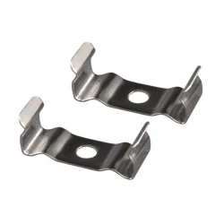 LED ALUMINUM BASE TUBE SCREW MOUNT BRACKET 2PCS