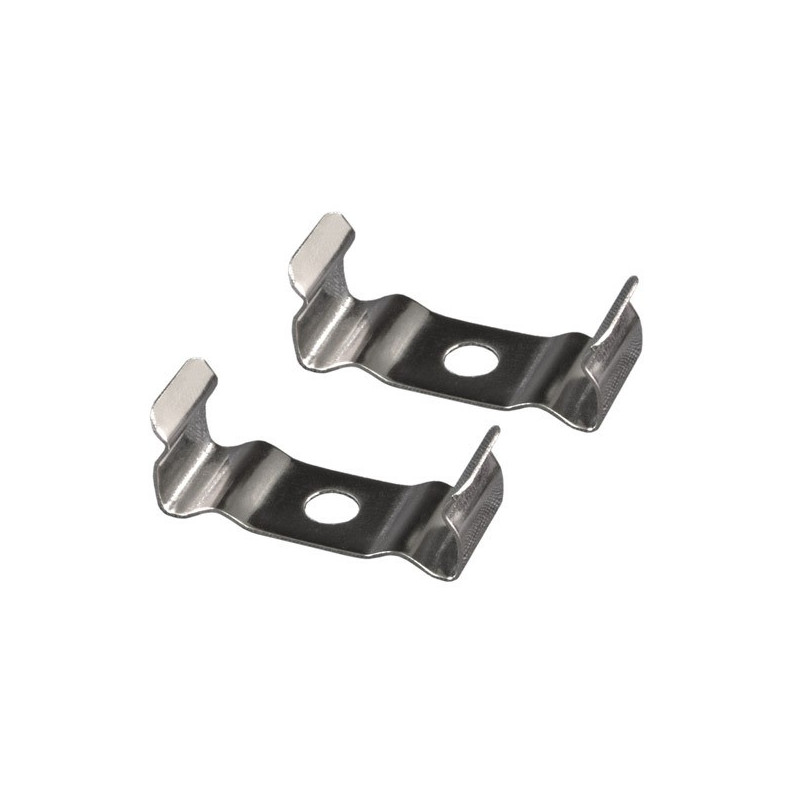 LED ALUMINUM BASE TUBE SCREW MOUNT BRACKET 2PCS