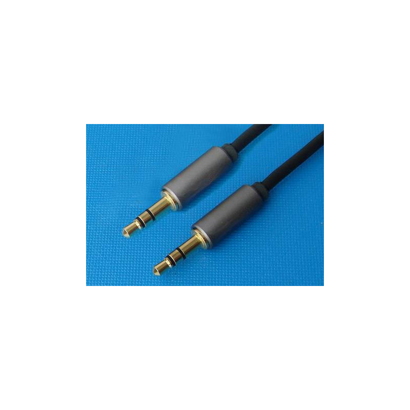 AUDIO CABLE, 3.5MM(M) ST TO 3.5MM(M) ST, AQ501, 1.8M