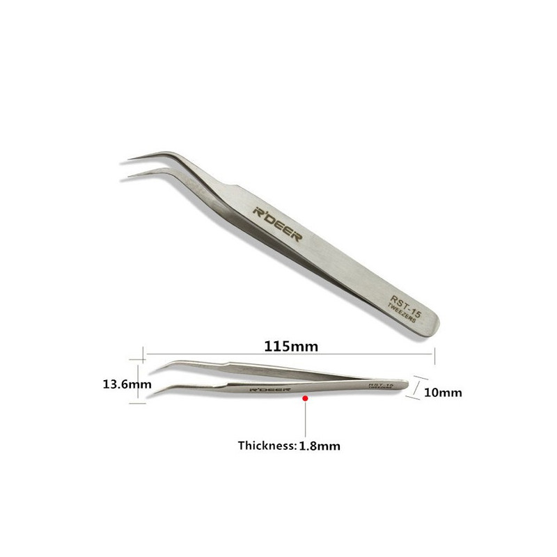 TOOL, TWEEZER, RST-15 BENT TIP