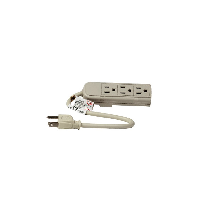 POWER BAR, 3 OUTLETS, 3FT