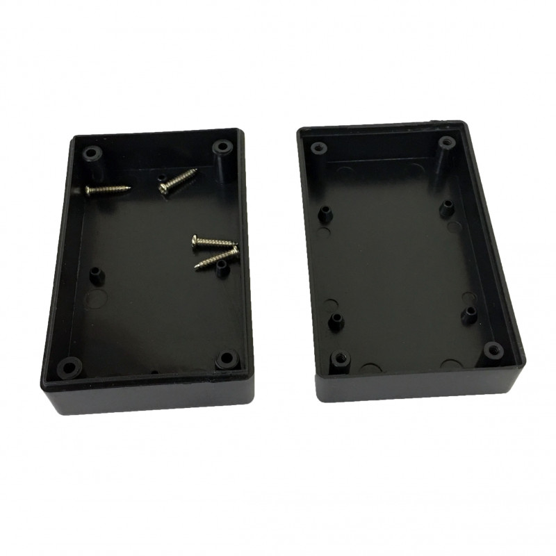 ENCLOSURE, PLASTIC BOX BLACK 78X48X30MM