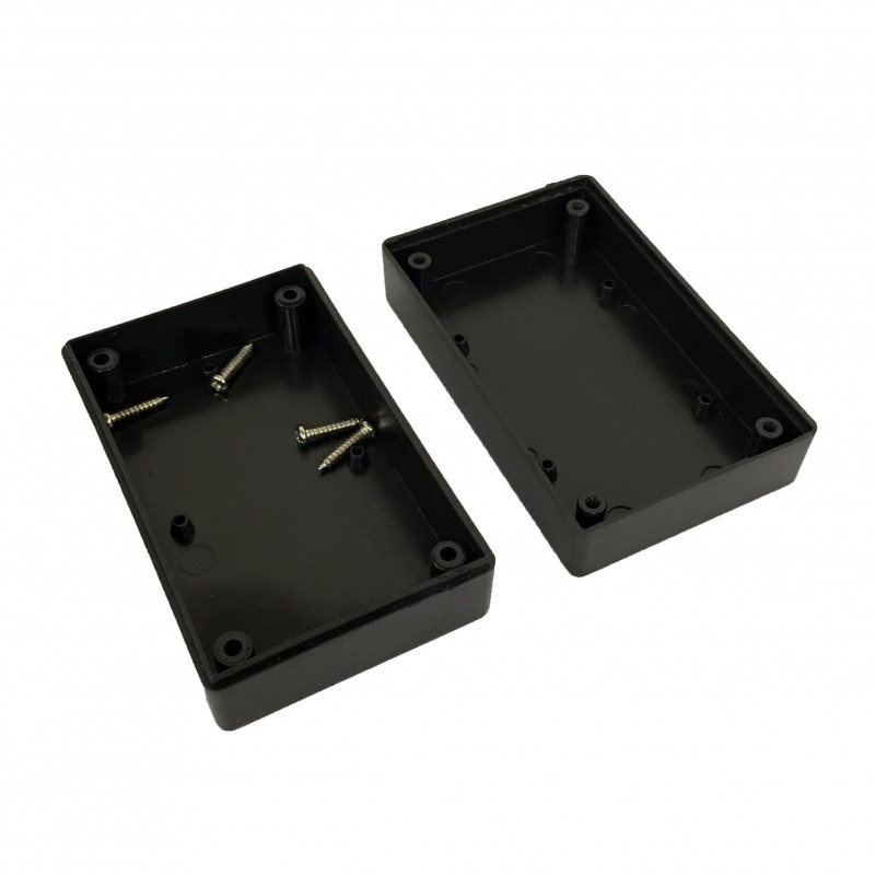 ENCLOSURE, PLASTIC BOX BLACK 78X48X30MM