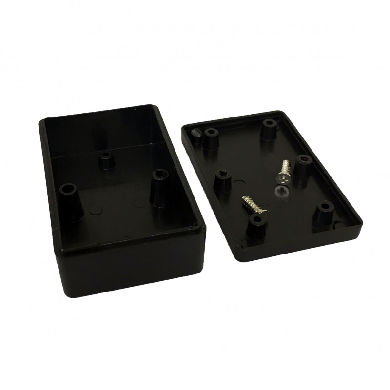 ENCLOSURE, PLASTIC BOX 60X35X20MM BLACK