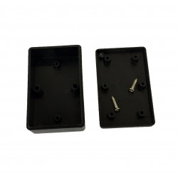 ENCLOSURE, PLASTIC BOX 60X35X20MM BLACK