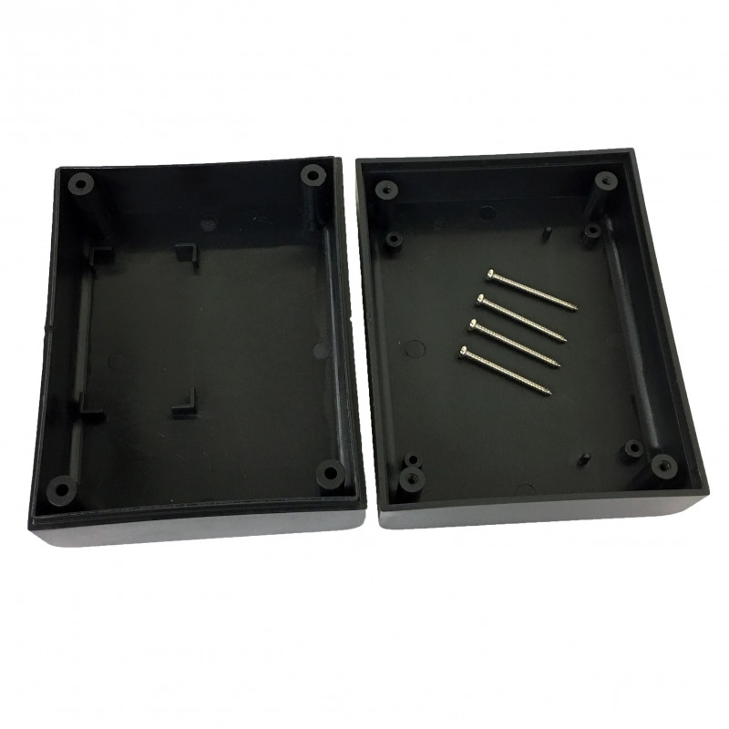 ENCLOSURE, PLASTIC BOX BLACK 94X74X43MM