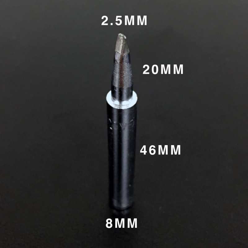 SOLDERING TIP,GAOJIE 802,FLAT TIP, 2.4D