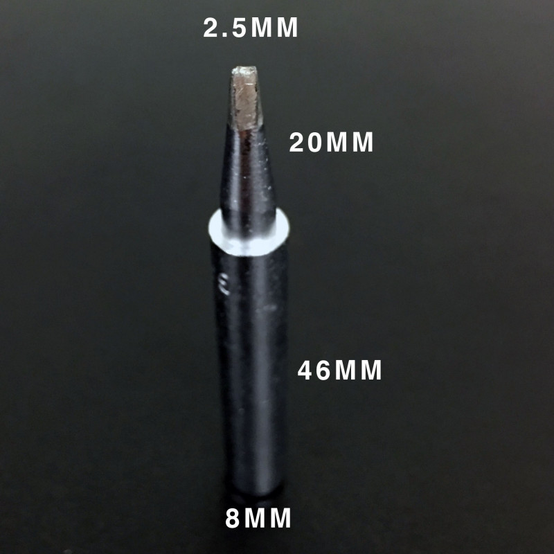 SOLDERING TIP,GAOJIE 802,FLAT TIP, 1.6D