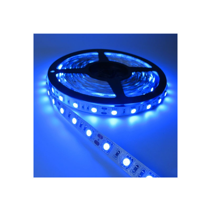 LED STRIP, 5050, 12V, W/O SILICON, BLUE