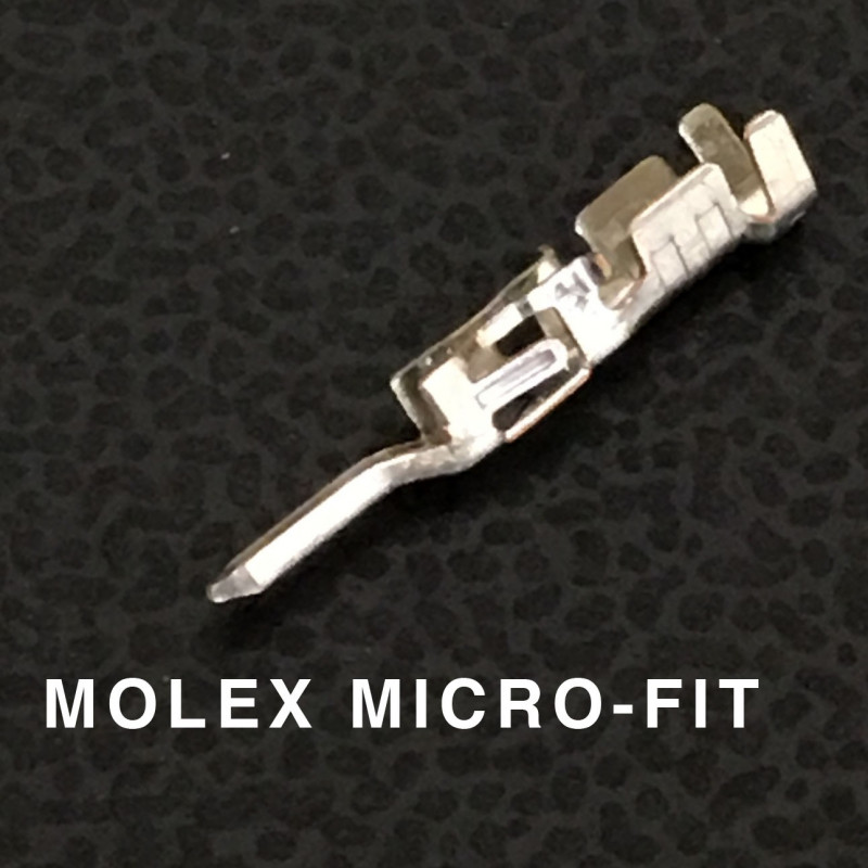 MOLEX MICRO-FIT 3MM MALE PINS 20-24AWG 10PCS