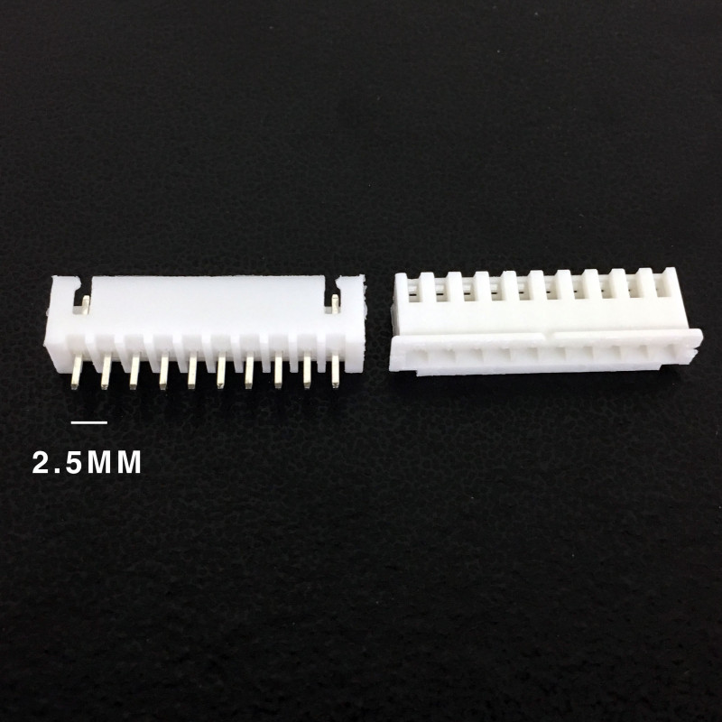 CONNECTORS, JST, XHS, 10PIN, 2.50MM (M/F) 4 SETS