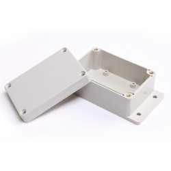 ENCLOSURE, PLASTIC BOX W/FLANGE 56X100X160 HF-325