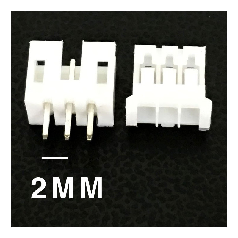 CONNECTORS, JST, XHS, 3PIN, 2MM (M/F) 5 SETS