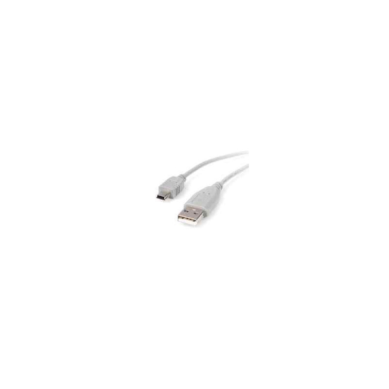 USB CABLE, A TO MINI 5PIN, M/M, 2M(6FT) WHITE