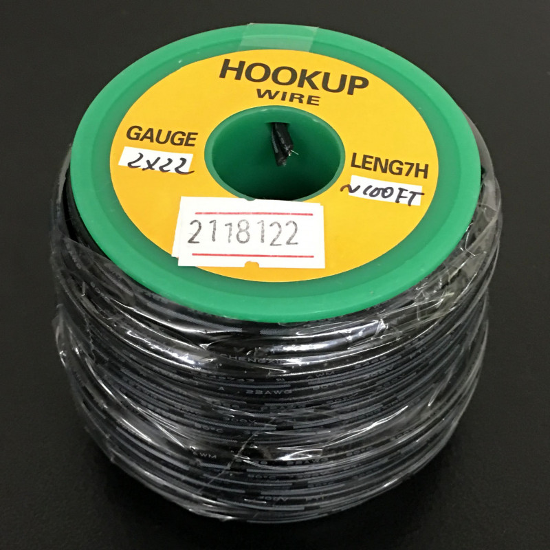 2 CORE WIRE AWG22 B/B (100FT)