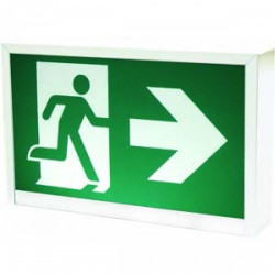 LED EXIT FIXTURE - GREEN