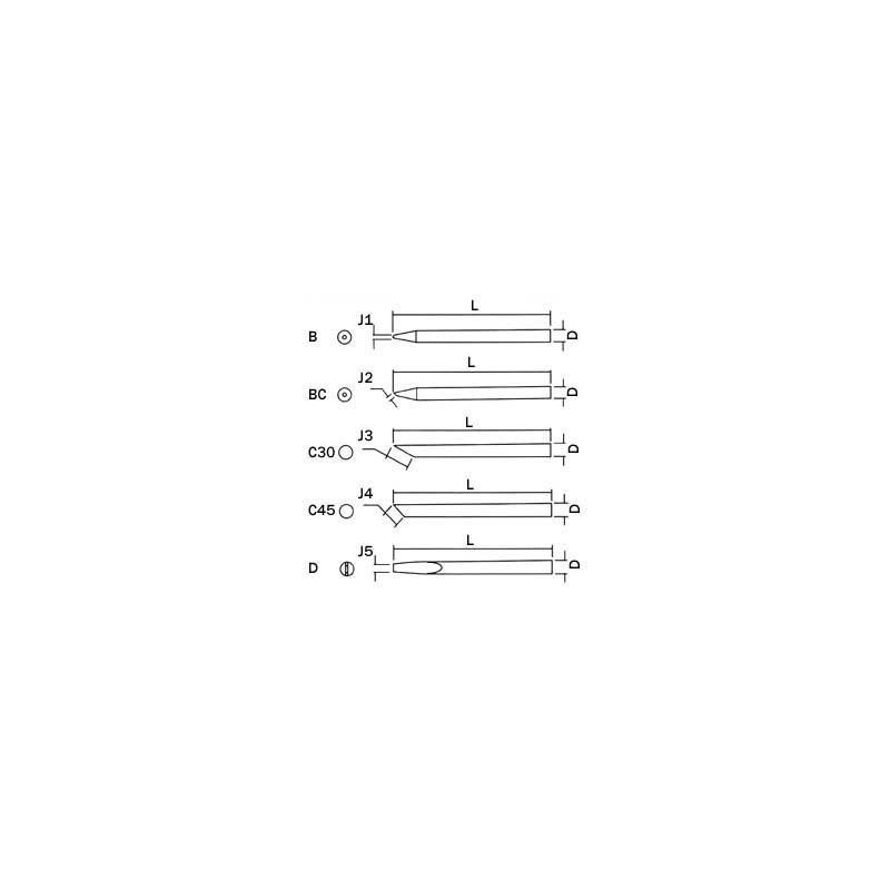 SOLDERING TIPS, B, FOR KN-40