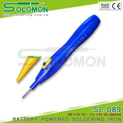 SOLDER IRON, 6W, AAX3, BATTERY OPERATED