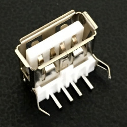USB A(F) PCB CONNECTORS RIGHT ANGLE