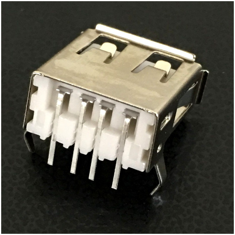 USB A(F) PCB CONNECTORS RIGHT ANGLE