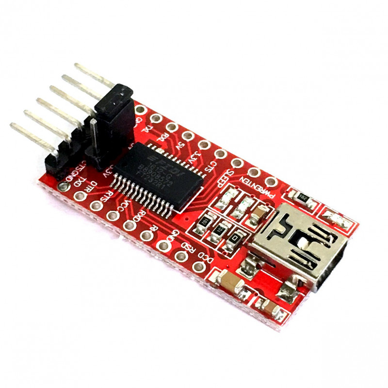 USB TO FTDI BREAKOUT 5V/3.3V SELECT W/ HEADER PINS