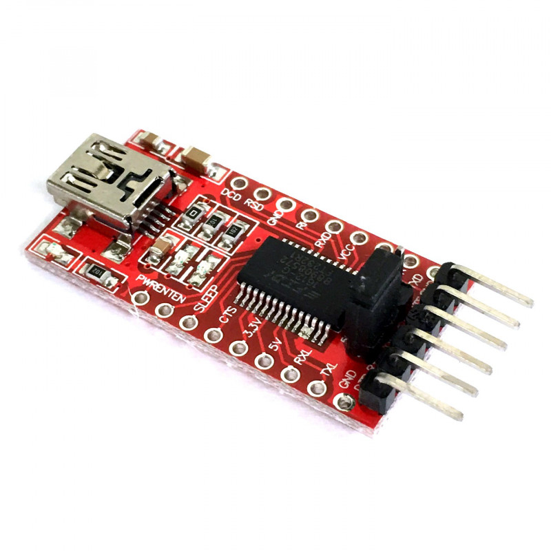 USB TO FTDI BREAKOUT 5V/3.3V SELECT W/ HEADER PINS