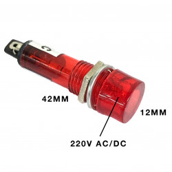 PILOT LAMP 220VAC RED N-034/XD10-3