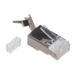 RJ-45 CAT6 SHIELDED CRIMP CONNECTOR 2PCS/PKG