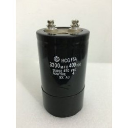 CAPACITOR, 400V, 3300UF