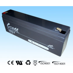 BATTERY, RECHARGEABLE SLA, LEAD ACID, 12V, 2.2/3AH