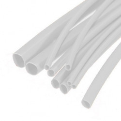 HEAT SHRINK 1.0MM, 2:1, WHITE