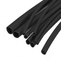 HEAT SHRINK 1.0MM, 2:1, BLACK