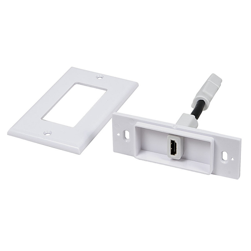 WALL PLATE HDMI SINGLE SLOT