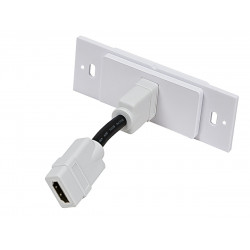 WALL PLATE HDMI SINGLE SLOT