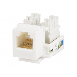 KEYSTONE RJ-12 JACK SJ-645W WHITE