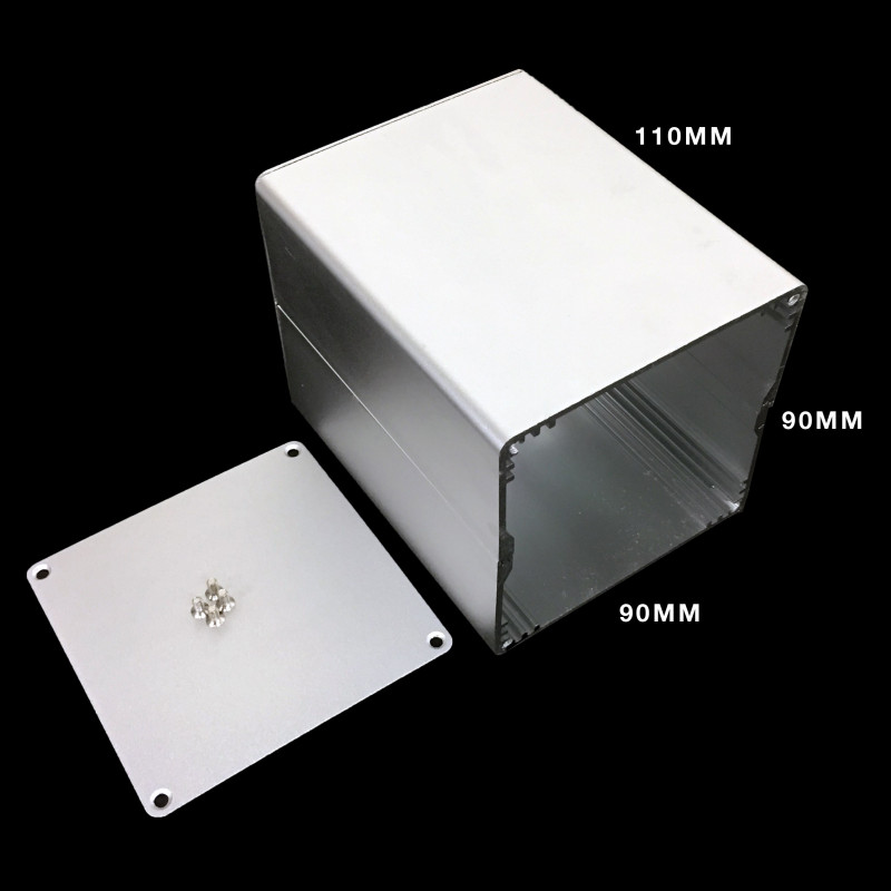 ENCLOSURE 90X90X110MM ALUMINIUM EXTRUDED