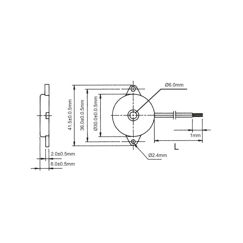 PIEZO SPEAKER 5VAC 4.0kHz 85dB LEAD TYPE