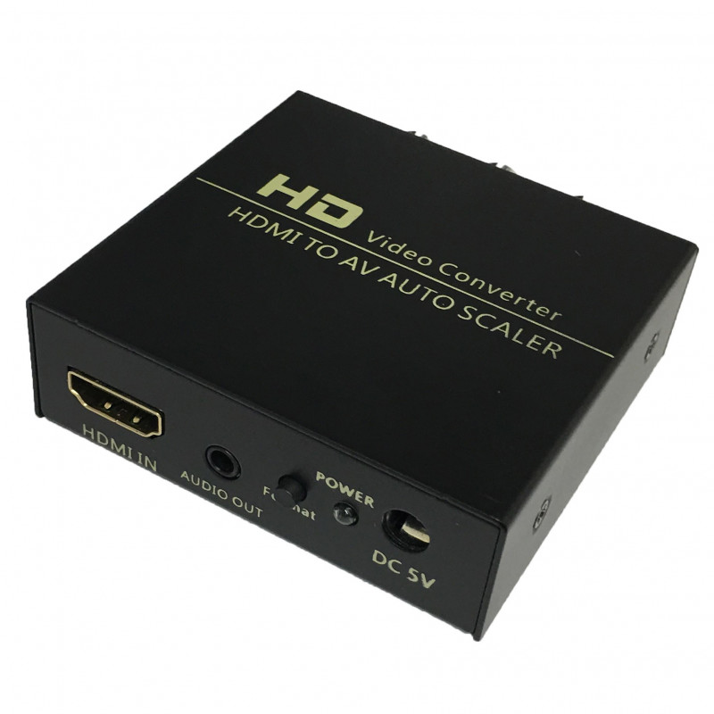 HDMI TO COMPOSITE CONVERTER BOX WITH PWR ADAPTER