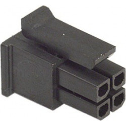 MOLEX CONNECTOR, RECEPTACLE, 4P, 3MM, 2 ROW W/PINS