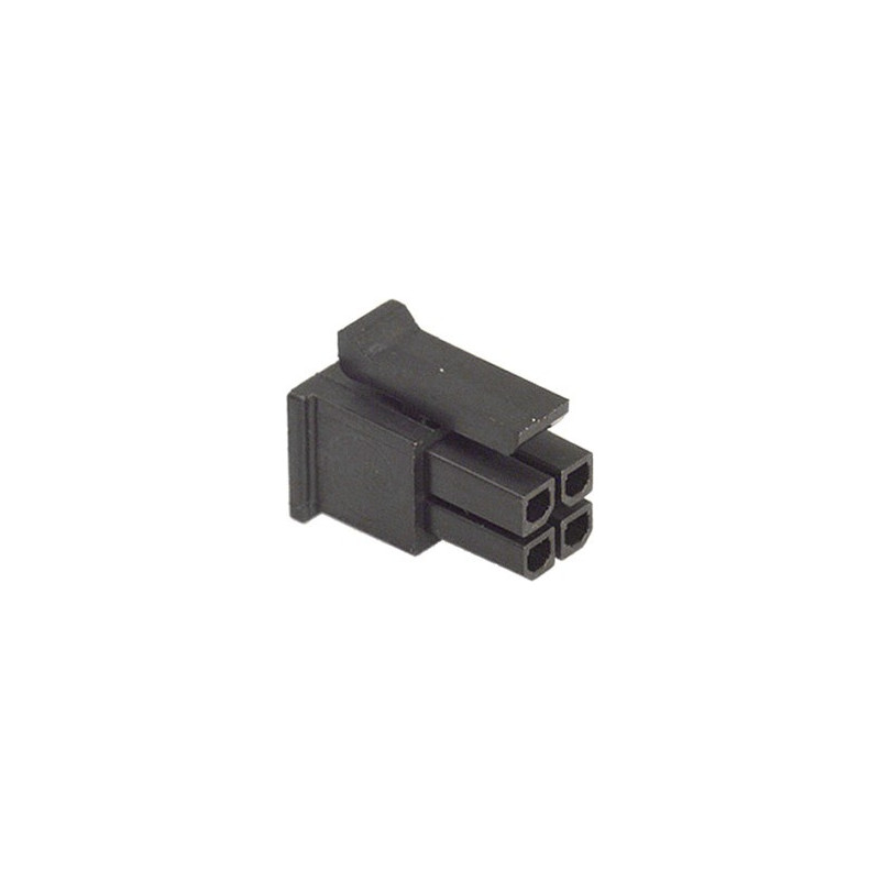 MOLEX CONNECTOR, RECEPTACLE, 4P, 3MM, 2 ROW W/PINS