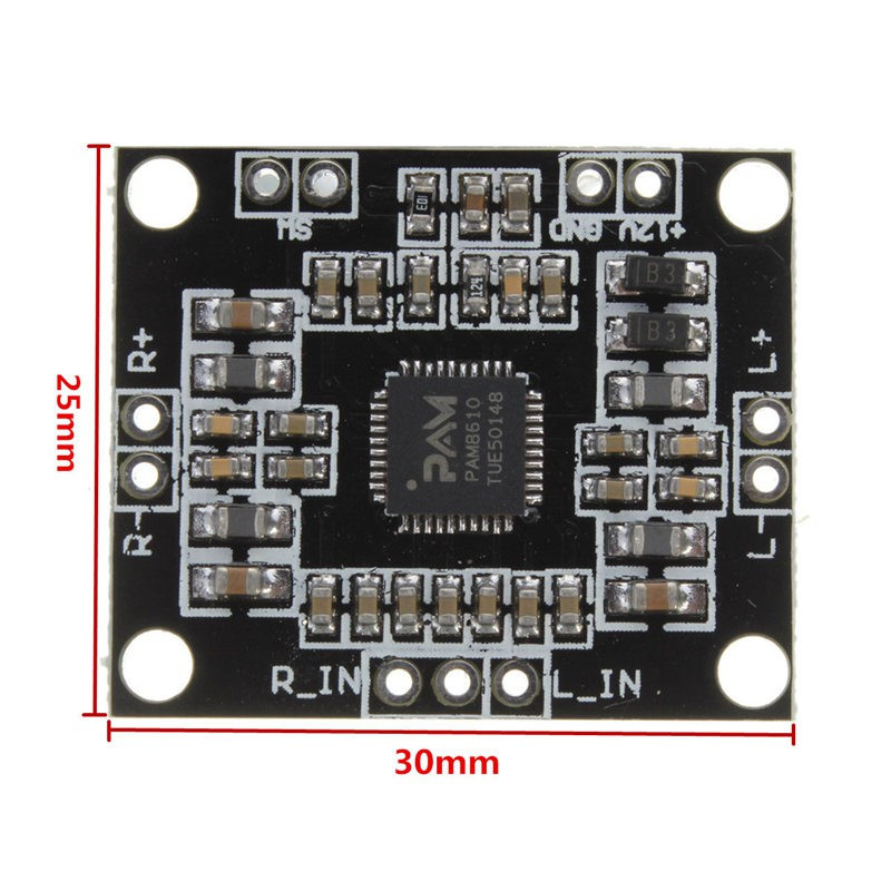 PAM8610 DIGITAL AMPLIFIER MODULE 2X15W STEREO