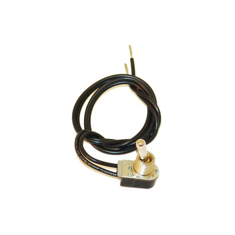 TOGGLE SWITCH SPST WITH WIRE 125V 6A