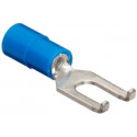 FLANGED SPADE CONNECTOR, FSV2-4, NO.8 (4.3mm) STUD, 16-14AWG 10PCS/PKG