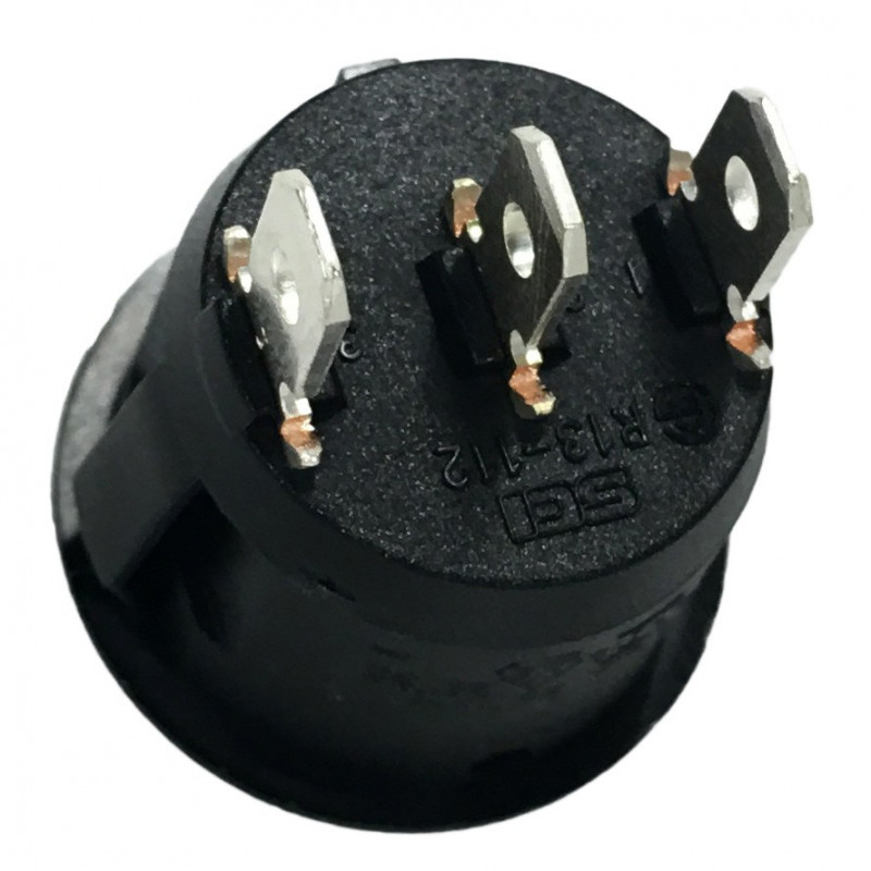 ROCKER ROUND SPDT SWITCH ON-ON R13-112C