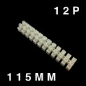 TERMINAL STRIP 12POS PA10DS 22-12AWG 24A/450V